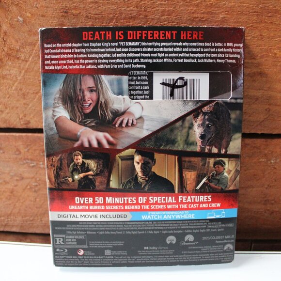 Pet Sematary Bloodlines Blu-ray + Digital Code 2023 Horror Movie New Sealed - Picture 2 of 3